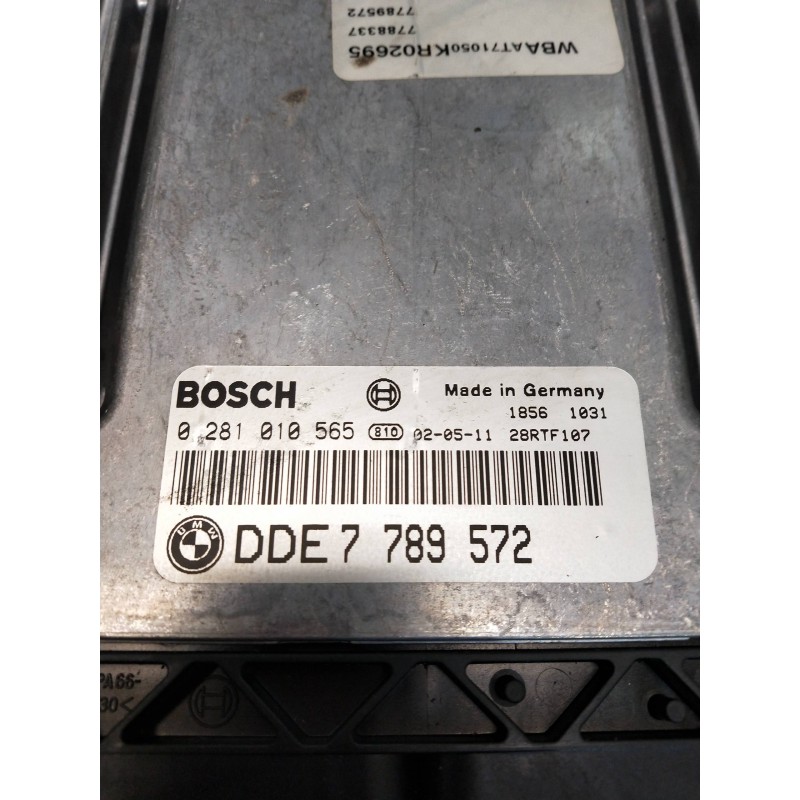 Recambio de centralita motor uce para bmw serie 3 compact (e46) referencia OEM IAM 0281010565 7789572 