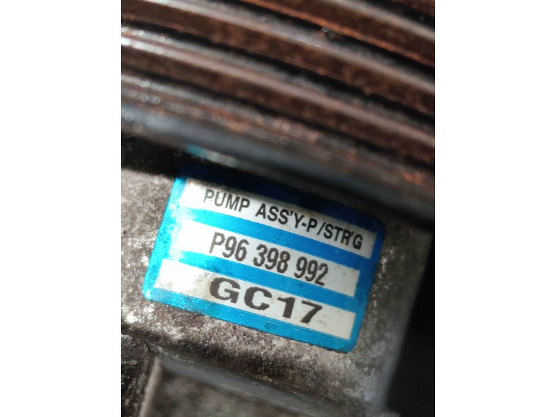 Recambio de bomba direccion para chevrolet kalos referencia OEM IAM P96398992  