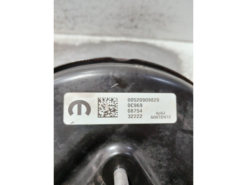 Recambio de servofreno para fiat 500 312 1.0 hybrid referencia OEM IAM 00520909820 0C969 