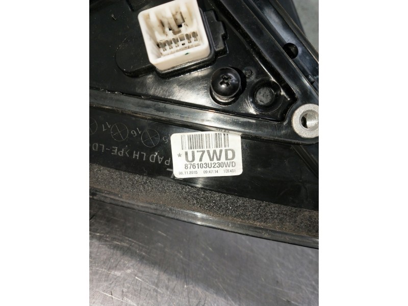 Recambio de retrovisor izquierdo para kia sportage referencia OEM IAM 876103U230WD  