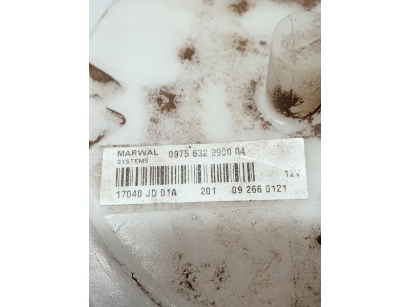 Recambio de bomba combustible para nissan qashqai (j10) referencia OEM IAM 0975632990004 17040JD01A 