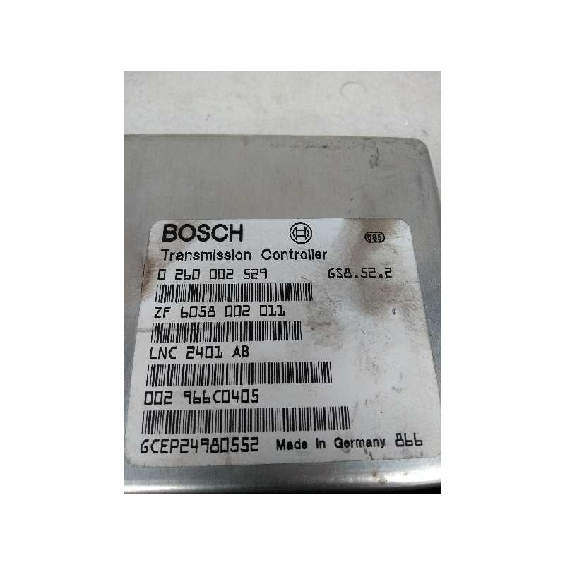 Recambio de centralita cambio automatico para jaguar xj 4.0 v8 32v cat referencia OEM IAM 0260002529 6058002011 LNC2401AB