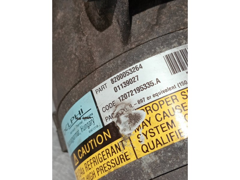 Recambio de compresor aire acondicionado para renault megane ii berlina 5p referencia OEM IAM 8200053264 01139027 