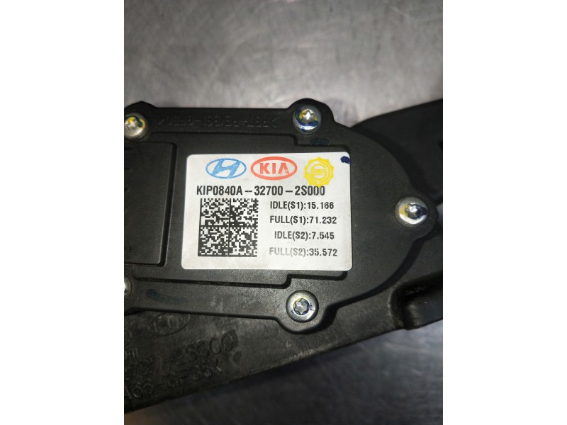 Recambio de potenciometro pedal para kia sportage referencia OEM IAM 327002S000 DH327272S000 