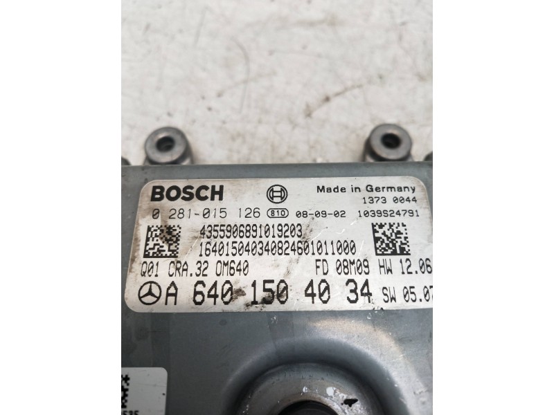 Recambio de centralita motor uce para mercedes clase b (w245) referencia OEM IAM 0281015126 A6401504034 