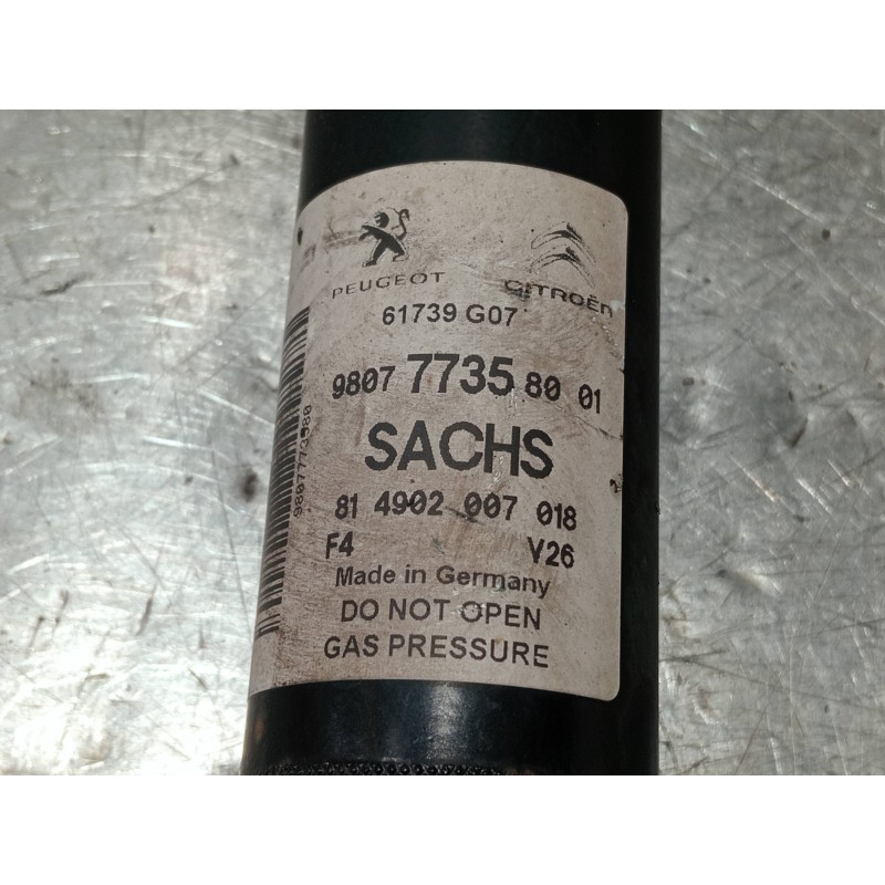 Recambio de amortiguador trasero izquierdo para peugeot 5008 referencia OEM IAM 980777358001 814902007018 