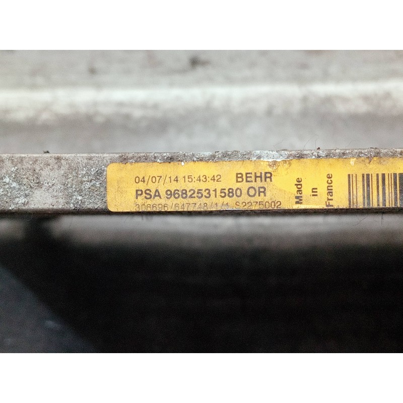 Recambio de condensador / radiador aire acondicionado para peugeot 5008 referencia OEM IAM 9682531580  