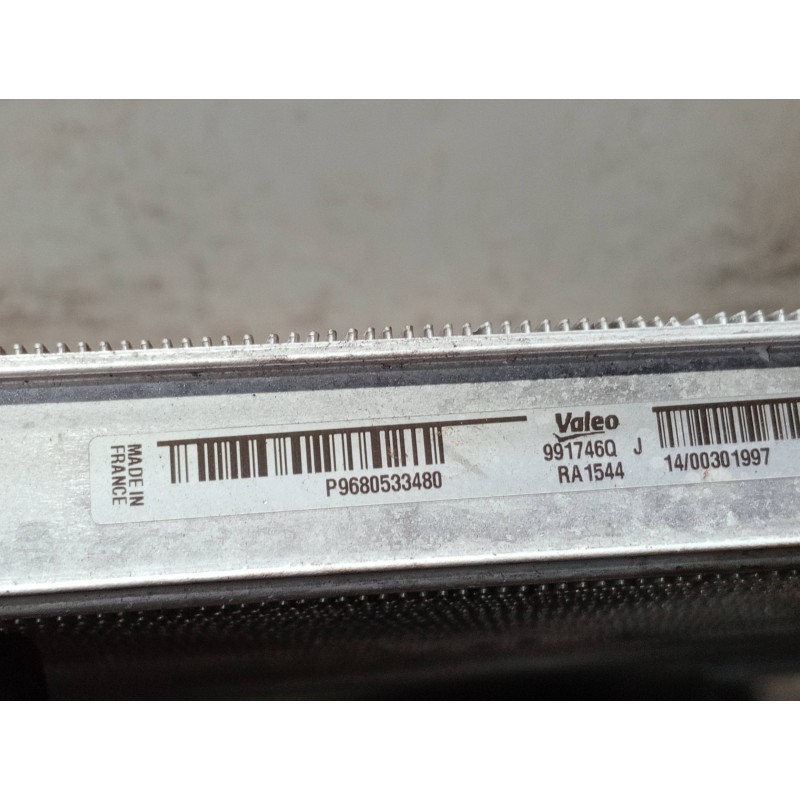 Recambio de radiador agua para peugeot 5008 referencia OEM IAM P9680533480 991746Q 