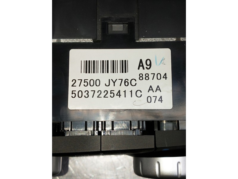Recambio de mando calefaccion / aire acondicionado para renault koleos referencia OEM IAM 27500JY76C 5037225411C 