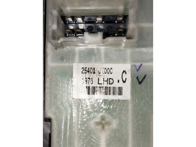 Recambio de mando elevalunas delantero izquierdo para renault koleos referencia OEM IAM 25401JY00C  5P