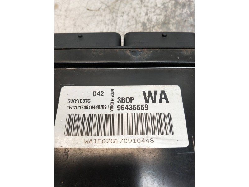 Recambio de centralita motor uce para chevrolet kalos referencia OEM IAM 96435559 5WY1E07G WA