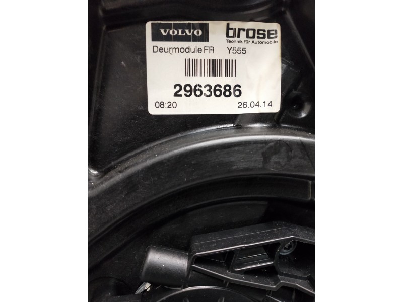 Recambio de elevalunas delantero derecho para volvo v40 referencia OEM IAM 2963686 81276216 5P