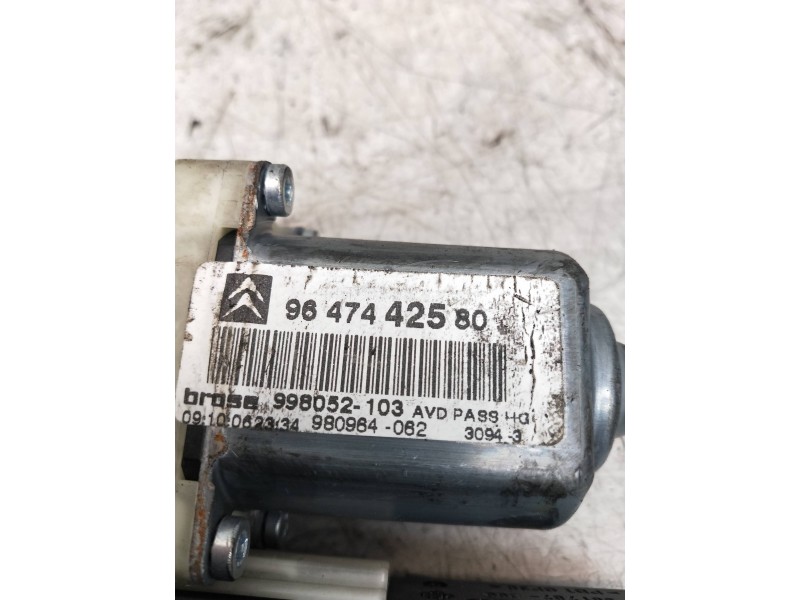 Recambio de elevalunas delantero derecho para citroen c4 coupe referencia OEM IAM 9647442580  3P