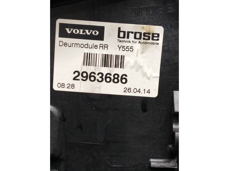 Recambio de elevalunas trasero derecho para volvo v40 referencia OEM IAM 2963686 31276218 5P