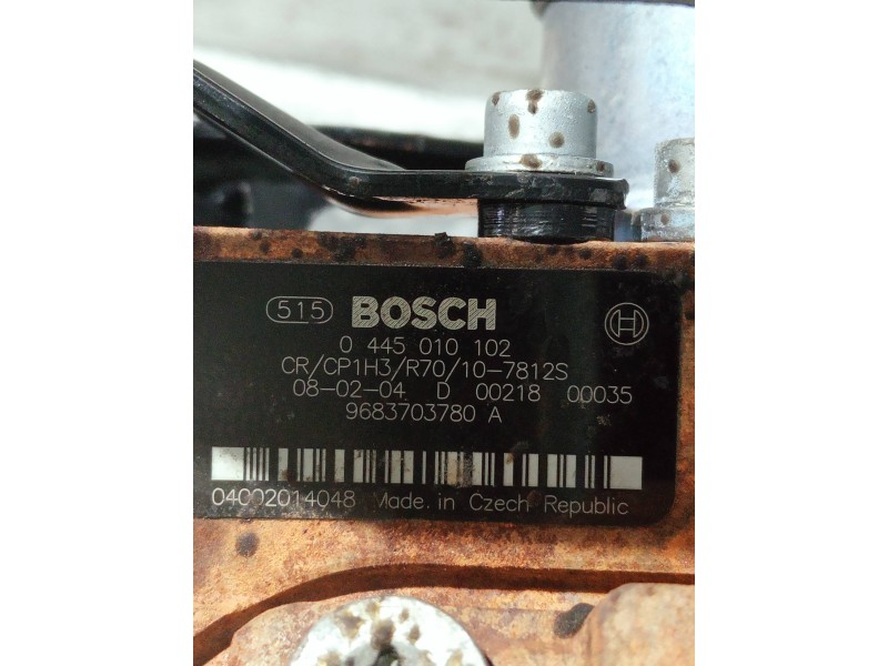 Recambio de bomba inyeccion para peugeot 207 sw outdoor referencia OEM IAM 9683703780 0445010102 BOSCH