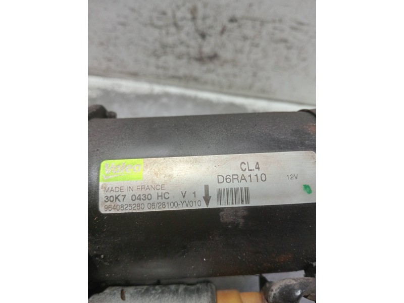 Recambio de motor arranque para peugeot 207 sw outdoor referencia OEM IAM 9640825280 D6RA110 