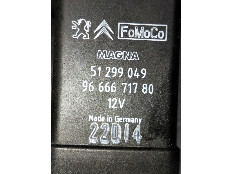 Recambio de caja precalentamiento para volvo v40 referencia OEM IAM 51299049 9666671780 