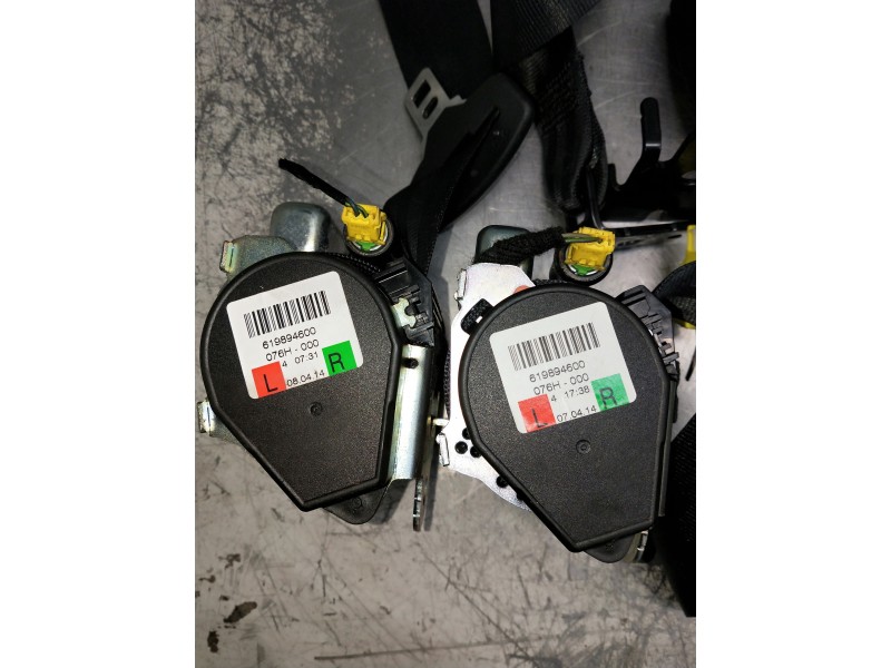 Recambio de juego cinturones trasero para volvo v40 referencia OEM IAM 619894600 07042014 08042014 5P