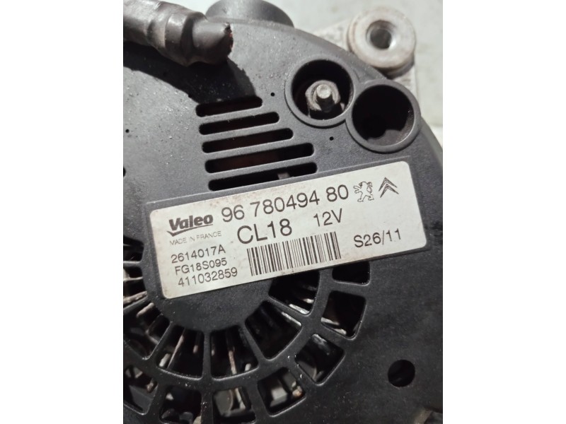 Recambio de alternador para citroen c4 picasso referencia OEM IAM 9678049480 2614017A FG18S095