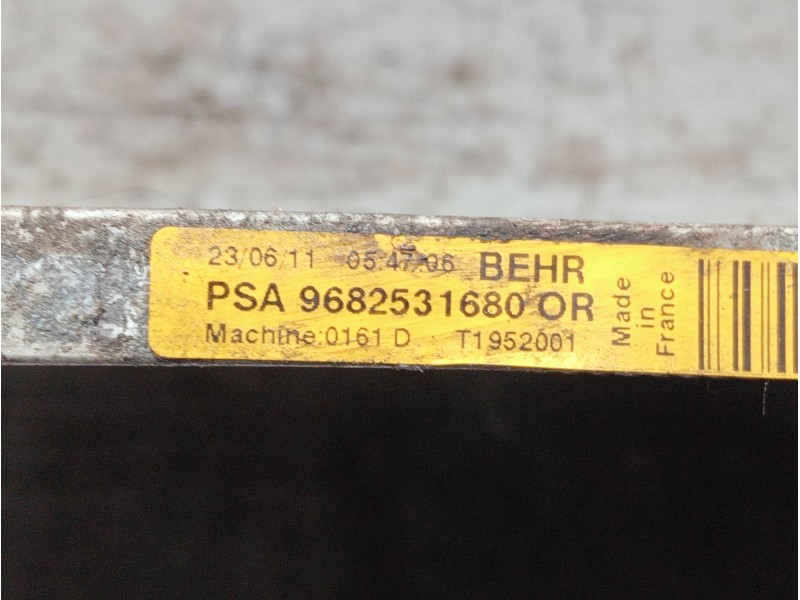 Recambio de condensador / radiador aire acondicionado para citroen c4 picasso referencia OEM IAM 9682531680  