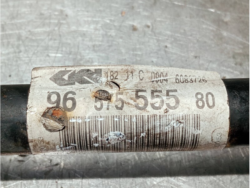 Recambio de transmision delantera derecha para citroen c4 picasso referencia OEM IAM 9657555580 6083726 