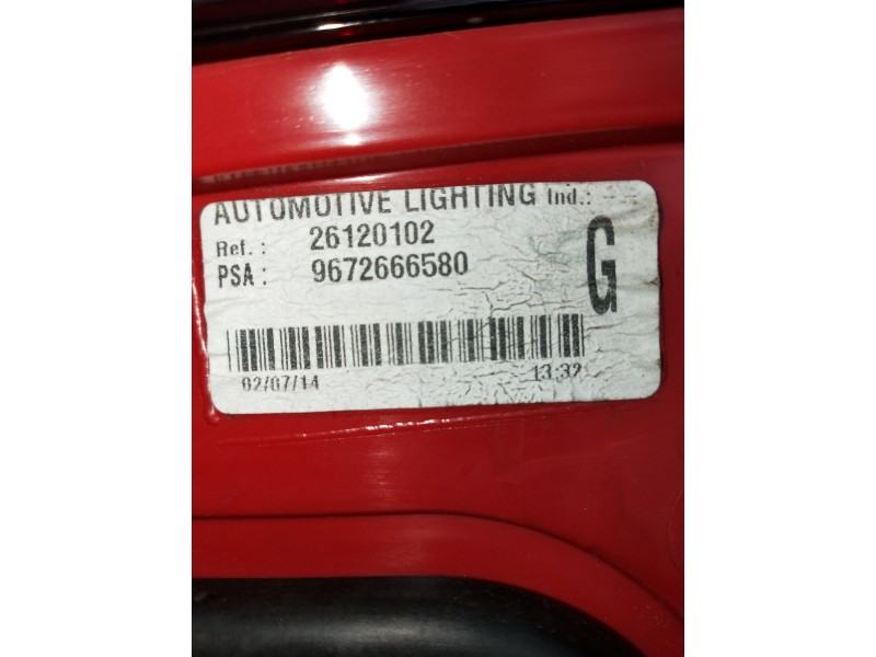 Recambio de piloto trasero izquierdo para peugeot 5008 referencia OEM IAM   