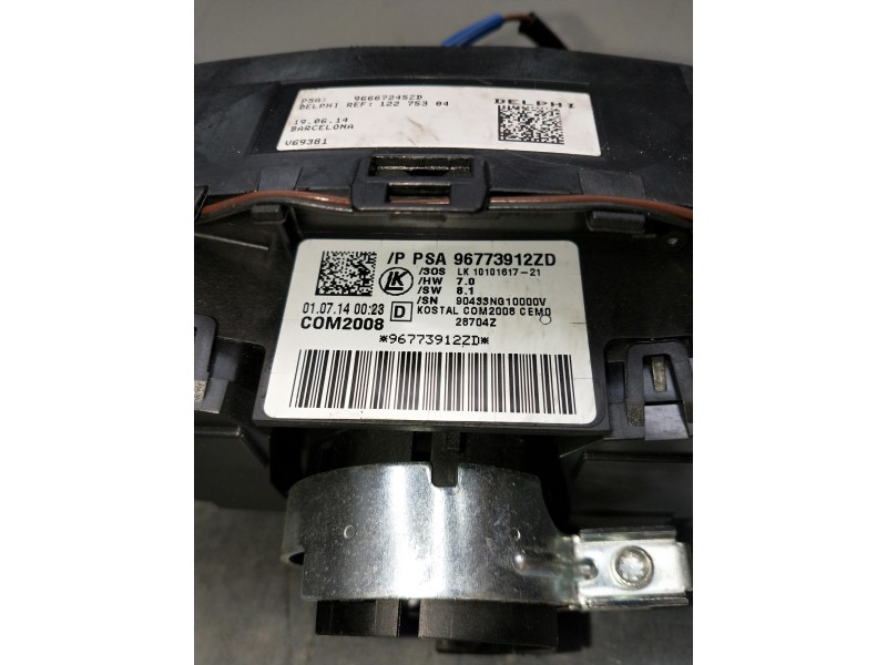 Recambio de mando luces para peugeot 5008 referencia OEM IAM 96773912ZD 96667245ZD 