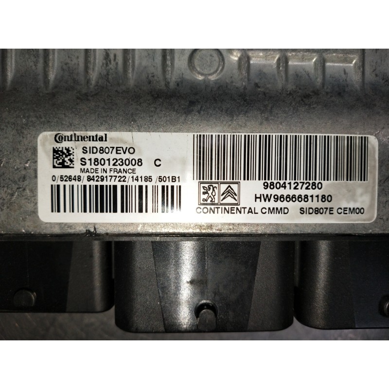 Recambio de centralita motor uce para peugeot 5008 referencia OEM IAM 9804127280 9666681180 SID807E S180123008