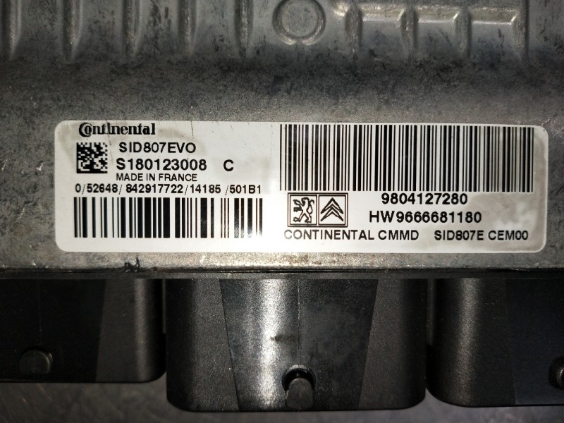 Recambio de centralita motor uce para peugeot 5008 referencia OEM IAM 9804127280 9666681180 SID807E S180123008
