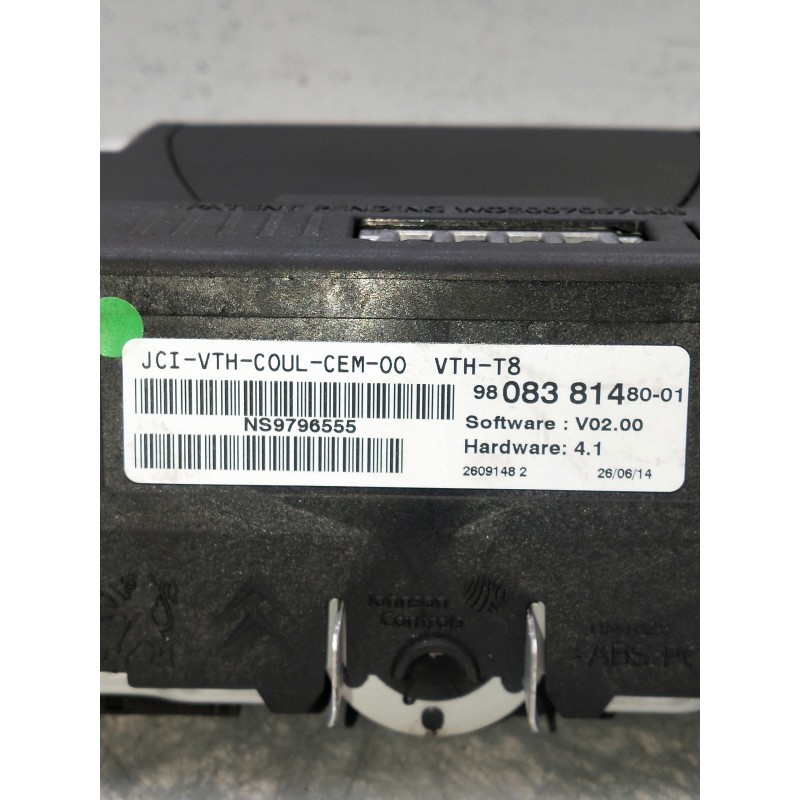 Recambio de pantalla multifuncion para peugeot 5008 referencia OEM IAM 9808381480 NS9796555 26091482