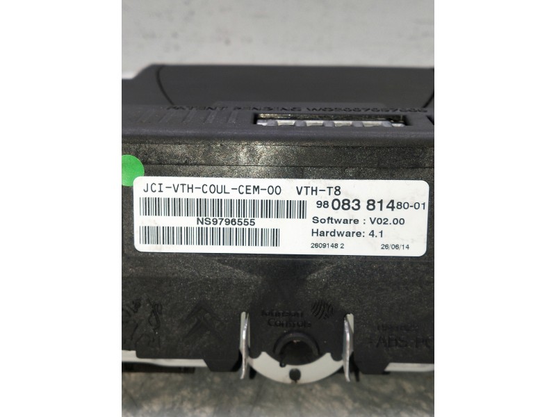 Recambio de pantalla multifuncion para peugeot 5008 referencia OEM IAM 9808381480 NS9796555 26091482