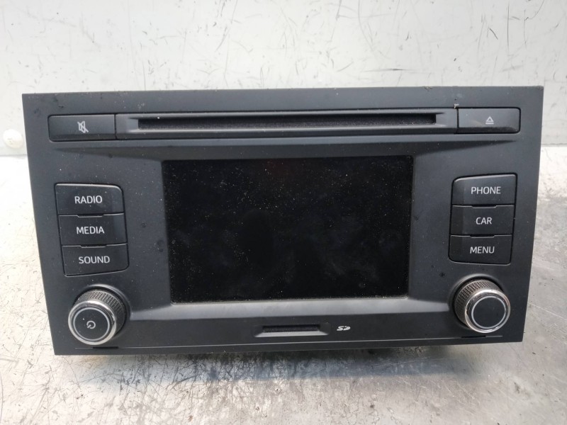 Recambio de sistema audio / radio cd para seat leon (5f1) referencia OEM IAM 5F0035869A  