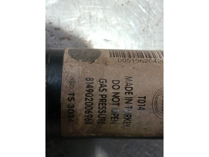 Recambio de amortiguador trasero derecho para opel combo d referencia OEM IAM 814902006968 TS3034 