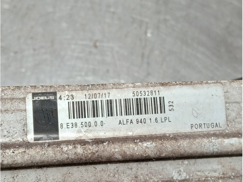 Recambio de intercooler para opel combo d referencia OEM IAM 50532811  