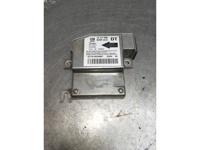 Recambio de centralita airbag para opel combo (corsa c) referencia OEM IAM 24417008 32796935 