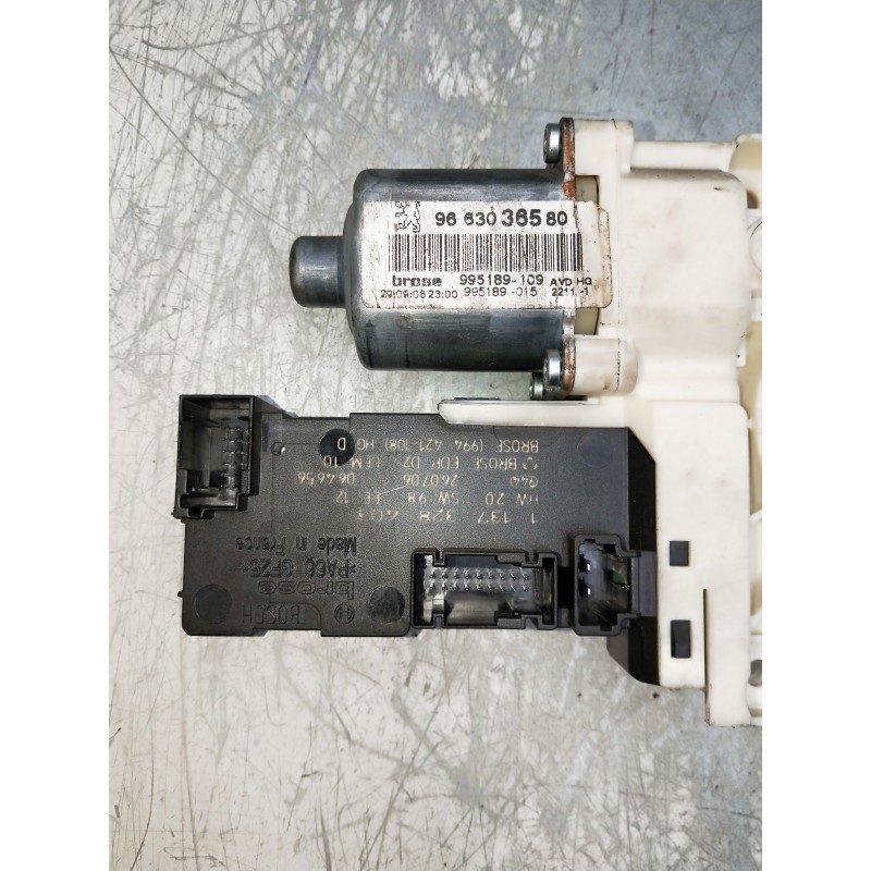 Recambio de elevalunas delantero derecho para peugeot 407 sw referencia OEM IAM 9663036580  5P