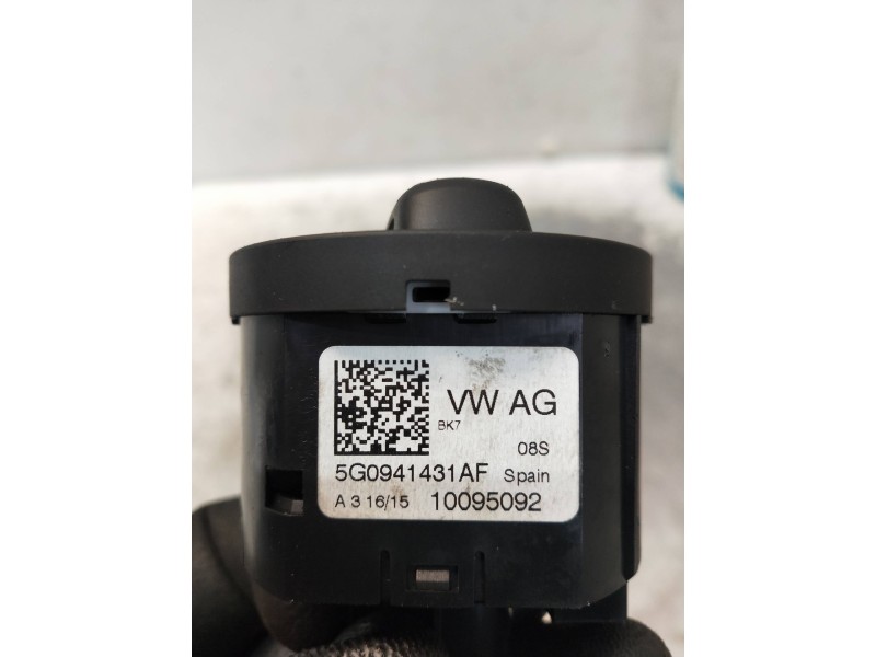 Recambio de mando luces para seat leon (5f1) referencia OEM IAM 5G0941431AF 10095092 INTERRUPTOR