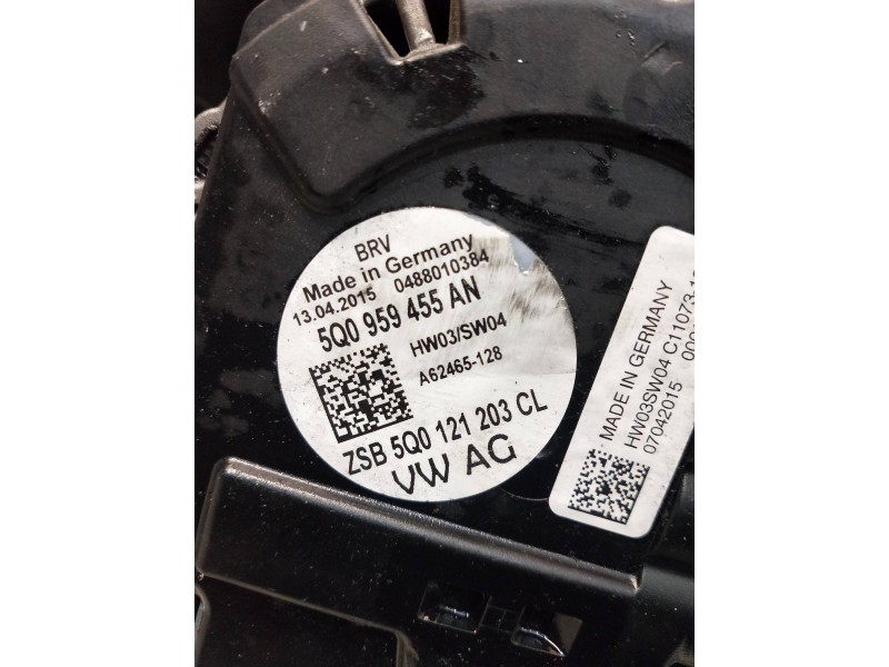 Recambio de electroventilador para seat leon (5f1) referencia OEM IAM 5Q0959455AN 5Q0121203CL 
