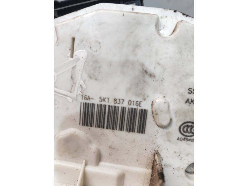 Recambio de motor cierre centralizado delantero derecho para seat leon (5f1) referencia OEM IAM 5K1837016E  