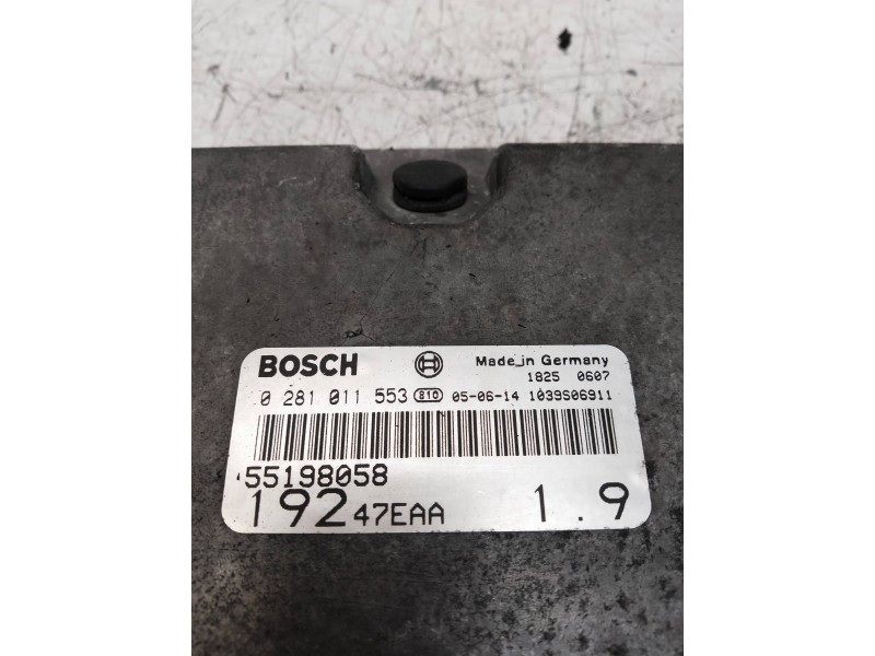 Recambio de centralita motor uce para fiat stilo multi wagon (192) referencia OEM IAM 0281011553 55198058 