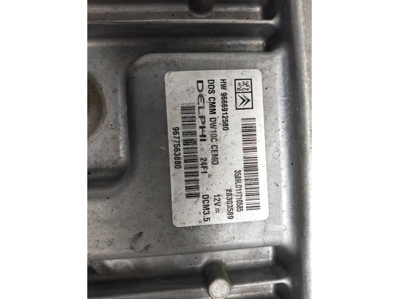Recambio de centralita motor uce para citroen c4 picasso referencia OEM IAM 9677563880 9666912580 28303589