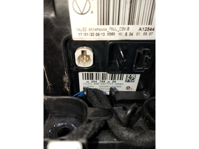 Recambio de mando calefaccion / aire acondicionado para citroen c4 cactus bluehdi 100 referencia OEM IAM 982847698000  