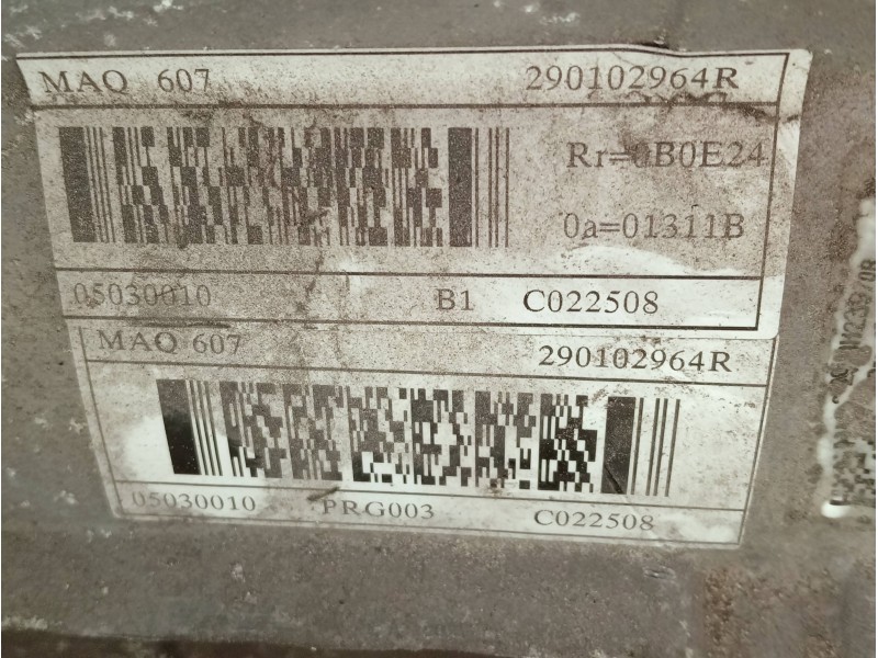 Recambio de motor completo para renault zoe referencia OEM IAM MAQ607 C022508 