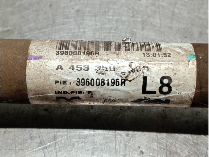 Recambio de transmision trasera derecha para smart forfour referencia OEM IAM 396008196R  