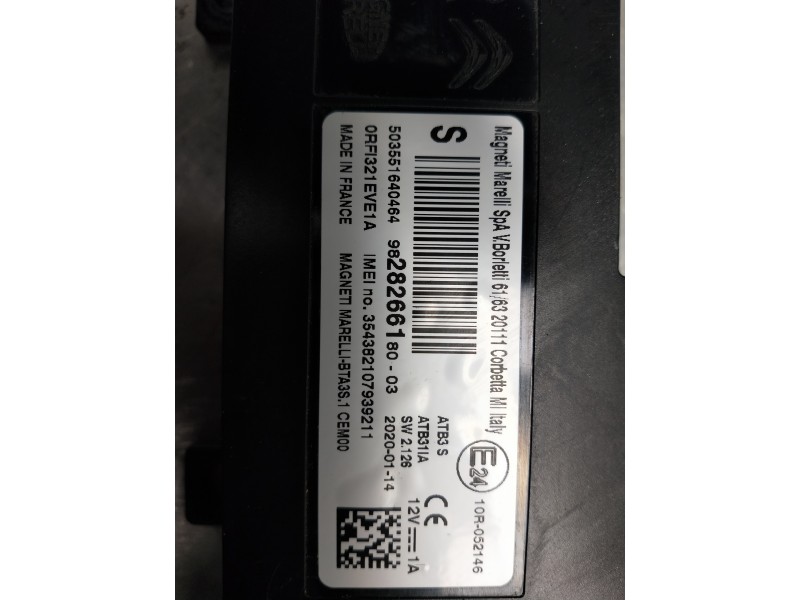 Recambio de modulo electronico para citroen c4 cactus bluehdi 100 referencia OEM IAM 9828266180 354382107939211 503551640464