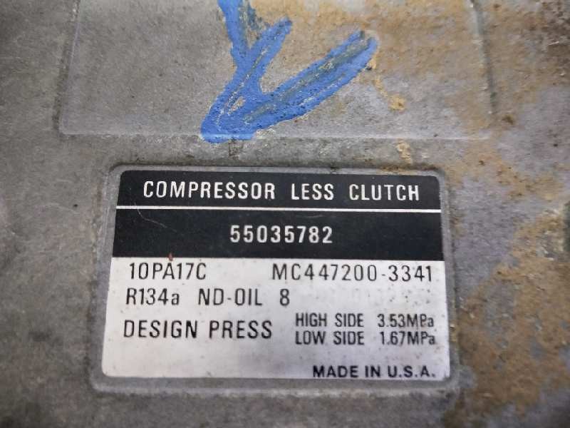 Recambio de compresor aire acondicionado para jeep gr.cherokee (zj)/(z) 4.0 cat referencia OEM IAM 4472003341 55035782 10PA17C