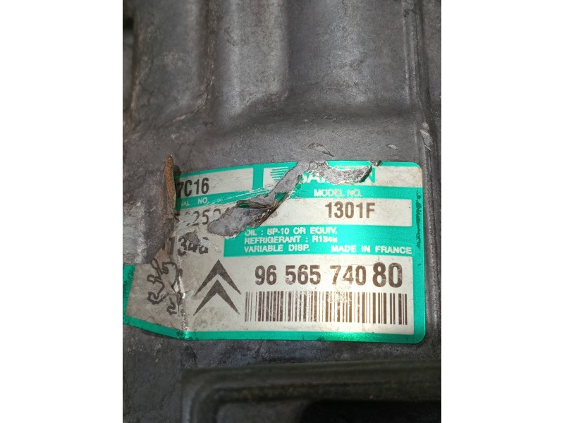 Recambio de compresor aire acondicionado para peugeot 407 sw st confort pack referencia OEM IAM 9656574080  