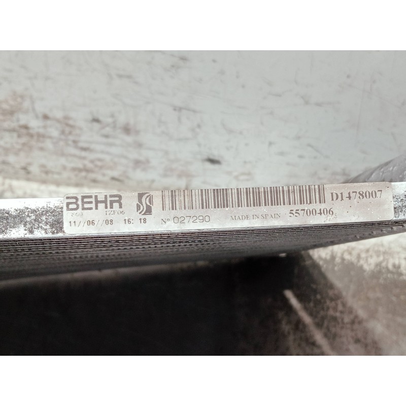 Recambio de condensador / radiador aire acondicionado para opel corsa d 1.4 16v referencia OEM IAM 55700406 D1478007 