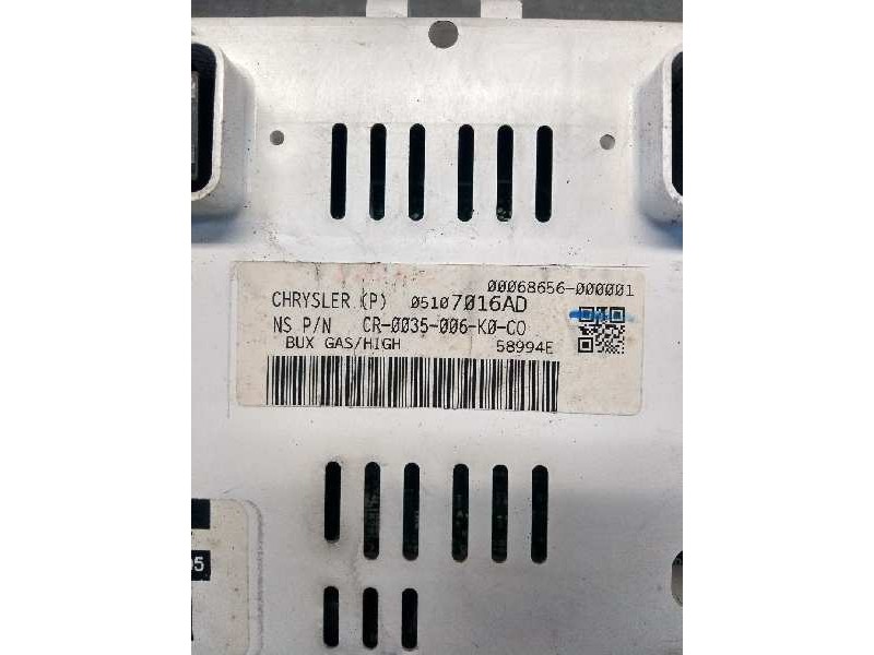 Recambio de cuadro instrumentos para jeep compass 2.4 16v cat referencia OEM IAM 58994E 05107016AD CR0035006K0CO