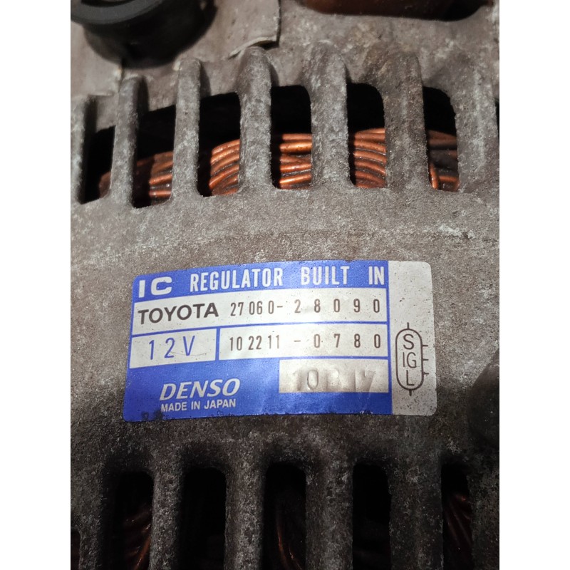 Recambio de alternador para toyota rav 4 (a2) referencia OEM IAM 2706028090 1022110780 